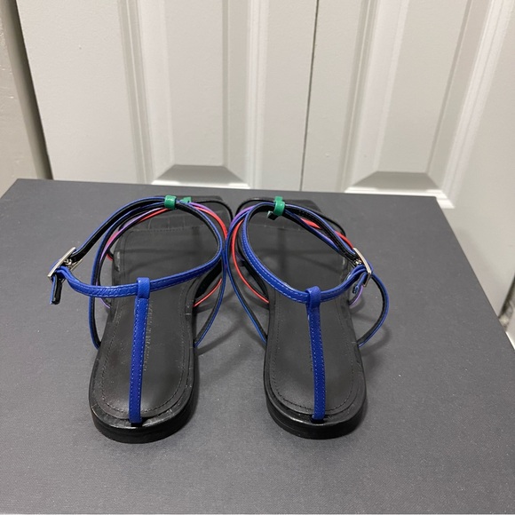 Sigerson Morrison Fedora Multicolor Leather Strappy Sandals Sz IT 40/US 9.5-10 - Picture 4 of 11